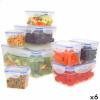 Max Home Hermeetiliselt Suletavate ja Virnastatavate Köögimahutite Komplakt 27x12x20cm 6tk