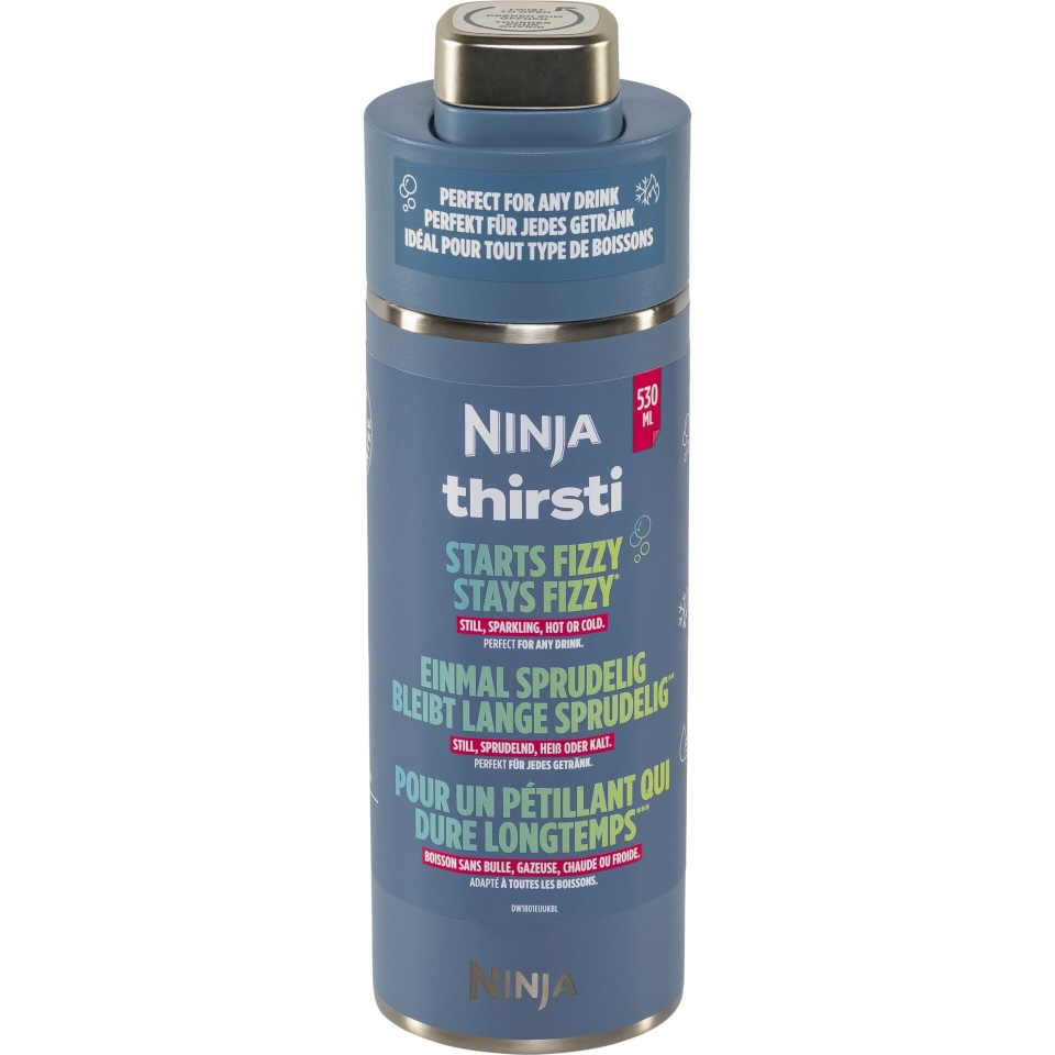 Ninja joogipudel Thirsti Drink Bottle, 530ml (sinine/roostevaba)