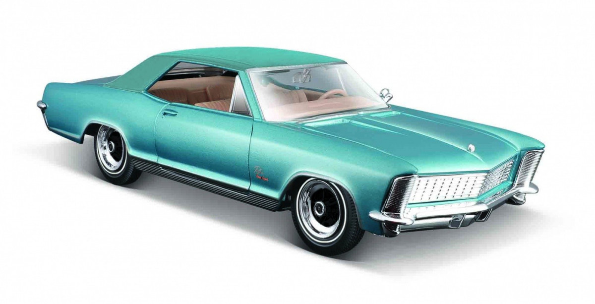 Maisto mudel Buick Riviera 1965 sinine 1/24