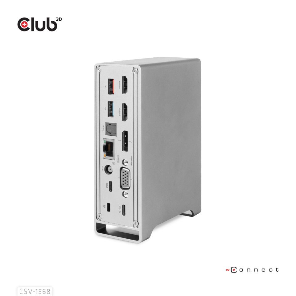 Club3d Nb Acc Docking Station, USB-c 120w