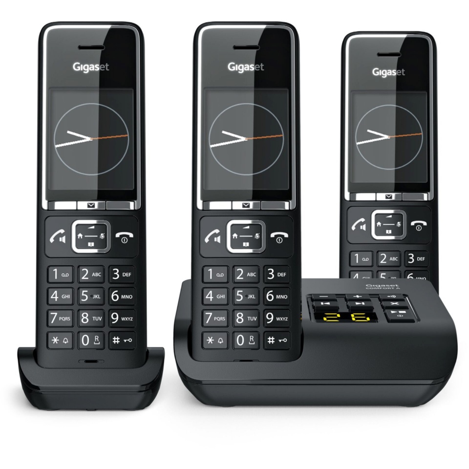 Gigaset telefon COMFORT 550A trio must/chrome
