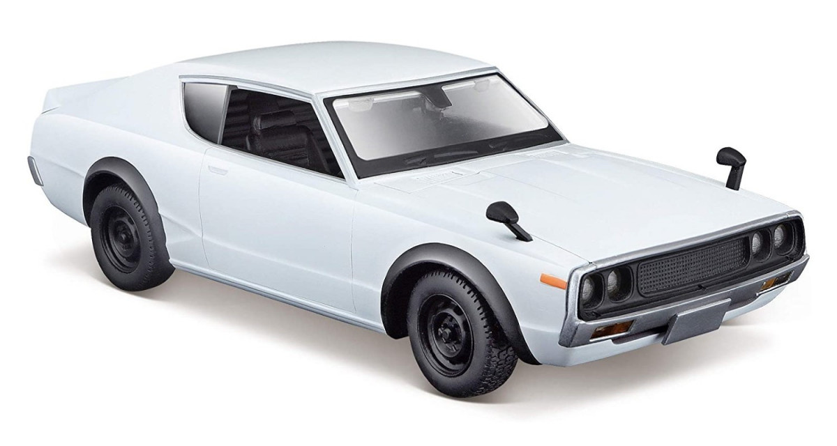 Maisto mudel Nissan Skyline 2000GT-R 1973 1/24 valge