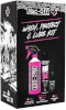 Muc-Off Wash, Protect ja Wet Lube komplekt