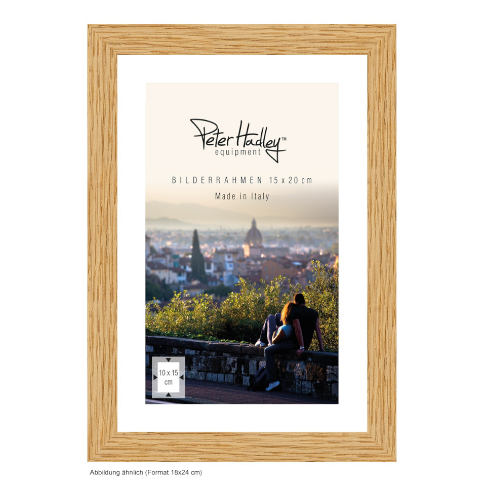 Peter Hadley pildiraam Vero 18x24 cm tamm, Natur-Wooden Frame, puidust raamiga