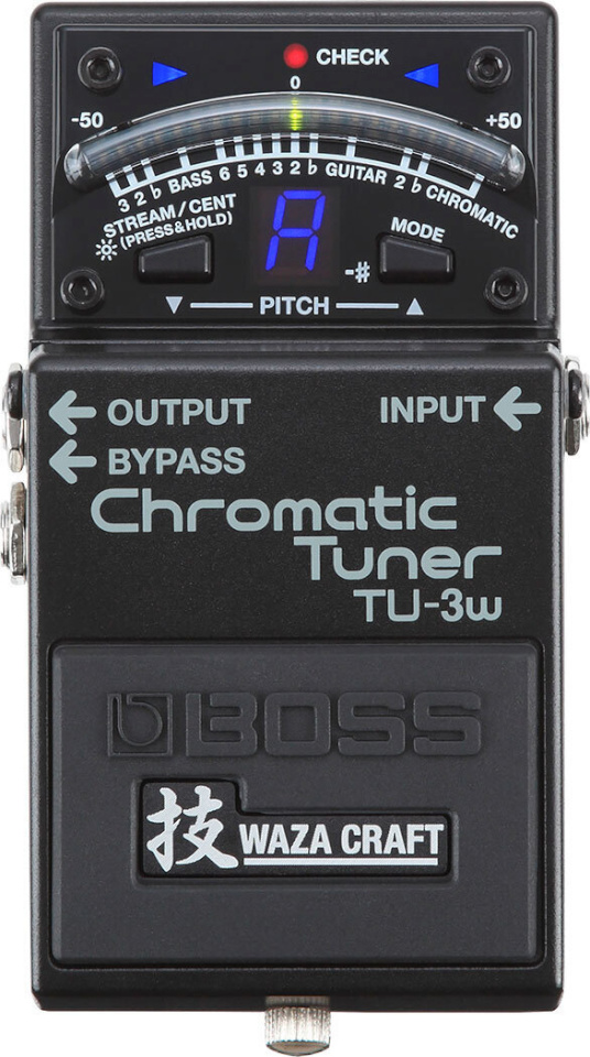 Boss kitarripedaal Waza Craft TU-3W häälestusmõõtur