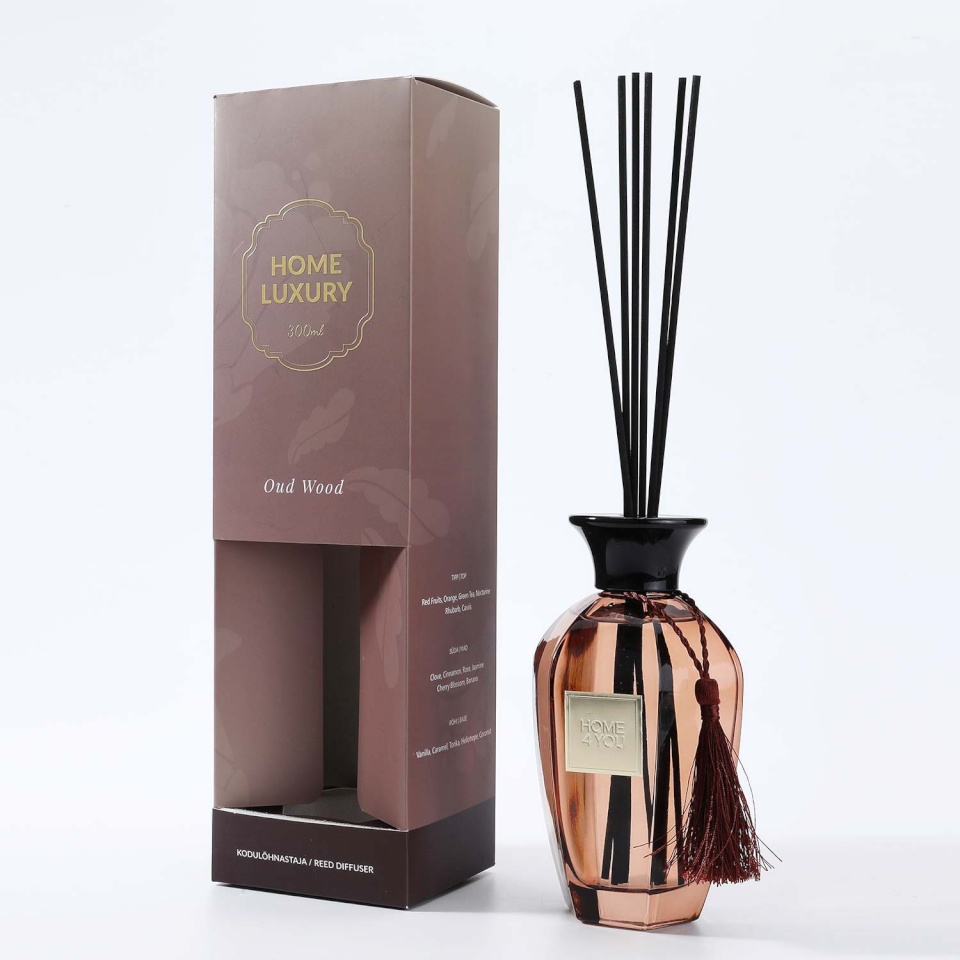 H4Y kodulõhnastaja Home Luxury Oud Wood, 300ml 