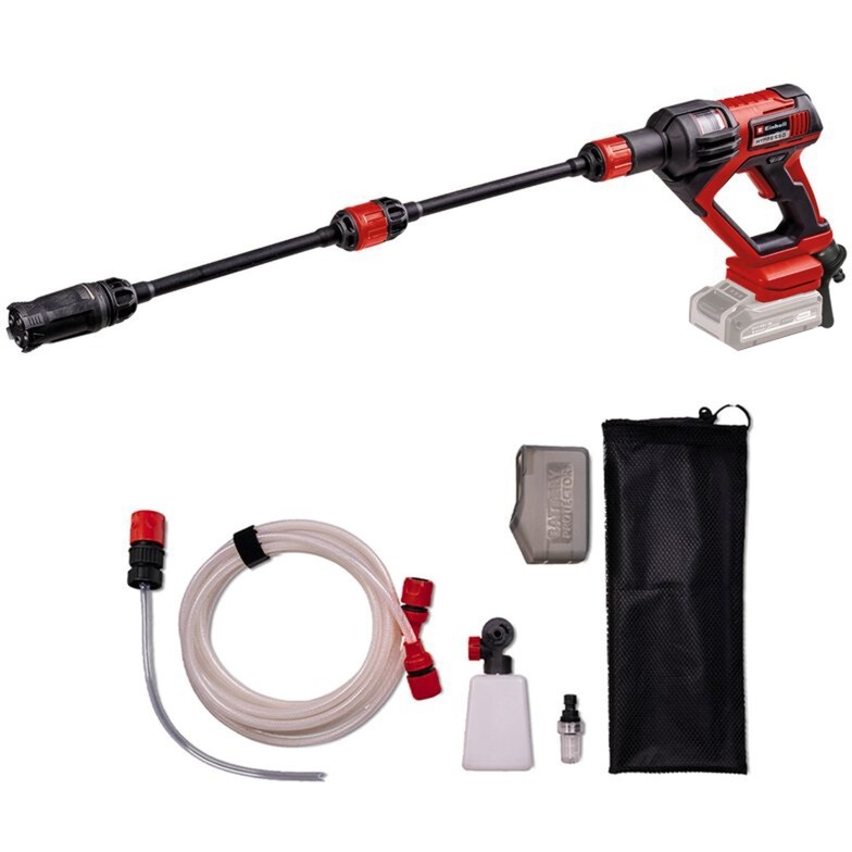 Einhell survepesur HYPRESSO 18/24-1 Cordless Pressure Washer Gun, 18V, punane/must