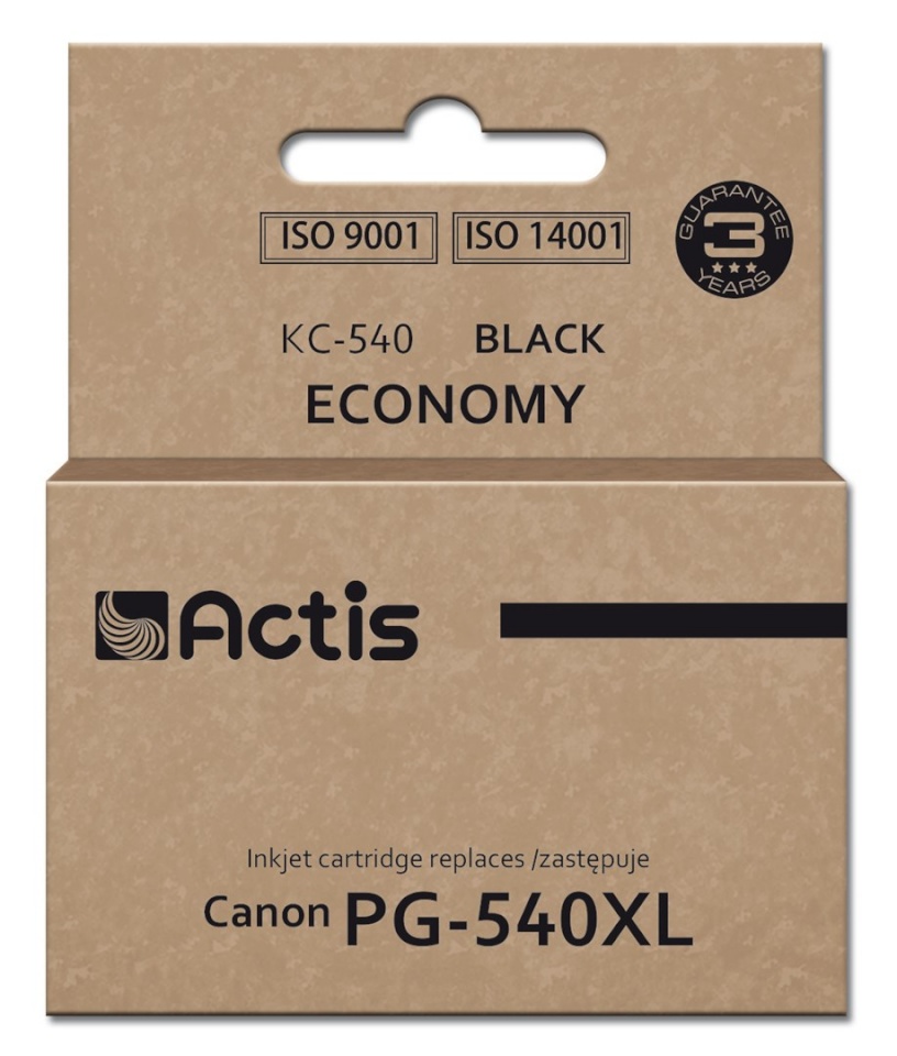 ACTIS tindikassett KC-540 Ink ( for Canon PG-540XL, Supreme, 22 ml, must).