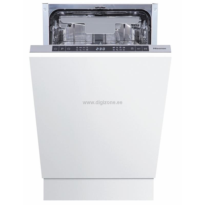 Hisense integreeritav nõudepesumasin HV583B10AD Built-In Dishwasher, 45cm, valge