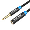 Vention audiokaabel Vention Braided 3.5mm Audio Extender 2m Vention VAB-B06-B200-M must