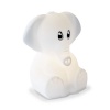 Kidywolf öölamp Elephant Night Light with Color Change, 15cm, valge