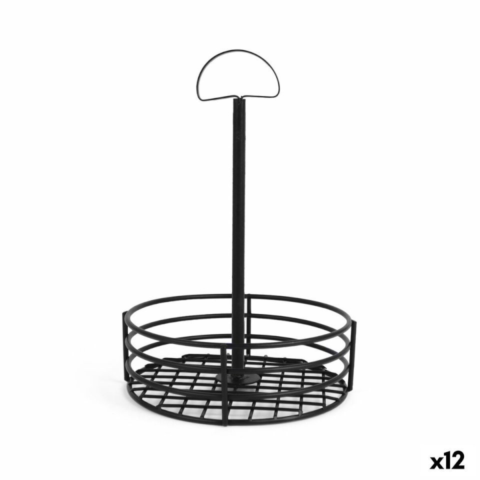 My Bar Mitmeotstarbeline Organiseerija 15x15x22cm must 12 Ühikut