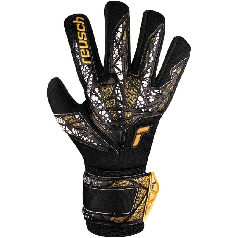 Reusch Attrakt Silver NC Finger Support Gloves 54/70/250/7740 9-5