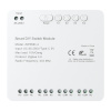 Avatto nutikodu moodul ZWSMMD-4-250V ZigBee 4-Channel Switch Module with Voltage-Free DC, 32V Contact, valge