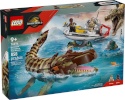 Lego klotsid JURASSIC WORLD 76974 Brick-Built Mosasaurus Boat Mission