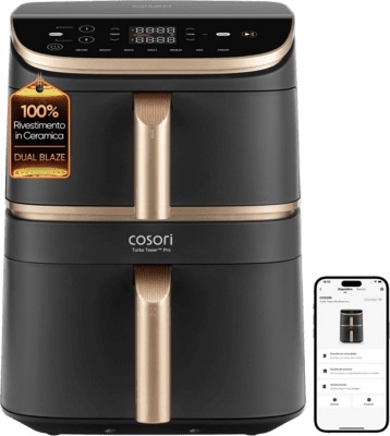 Cosori kuumaõhufritüür Turbo Tower Pro Smart Chef Ed. Air Fryer