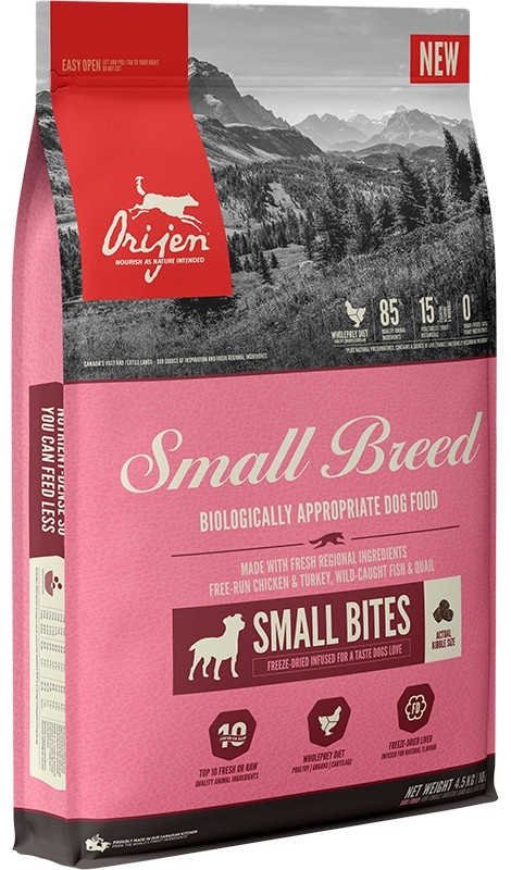 Orijen kuivtoit koerale Small Breed Dog- Dry Dog ​​Food- 4,5kg