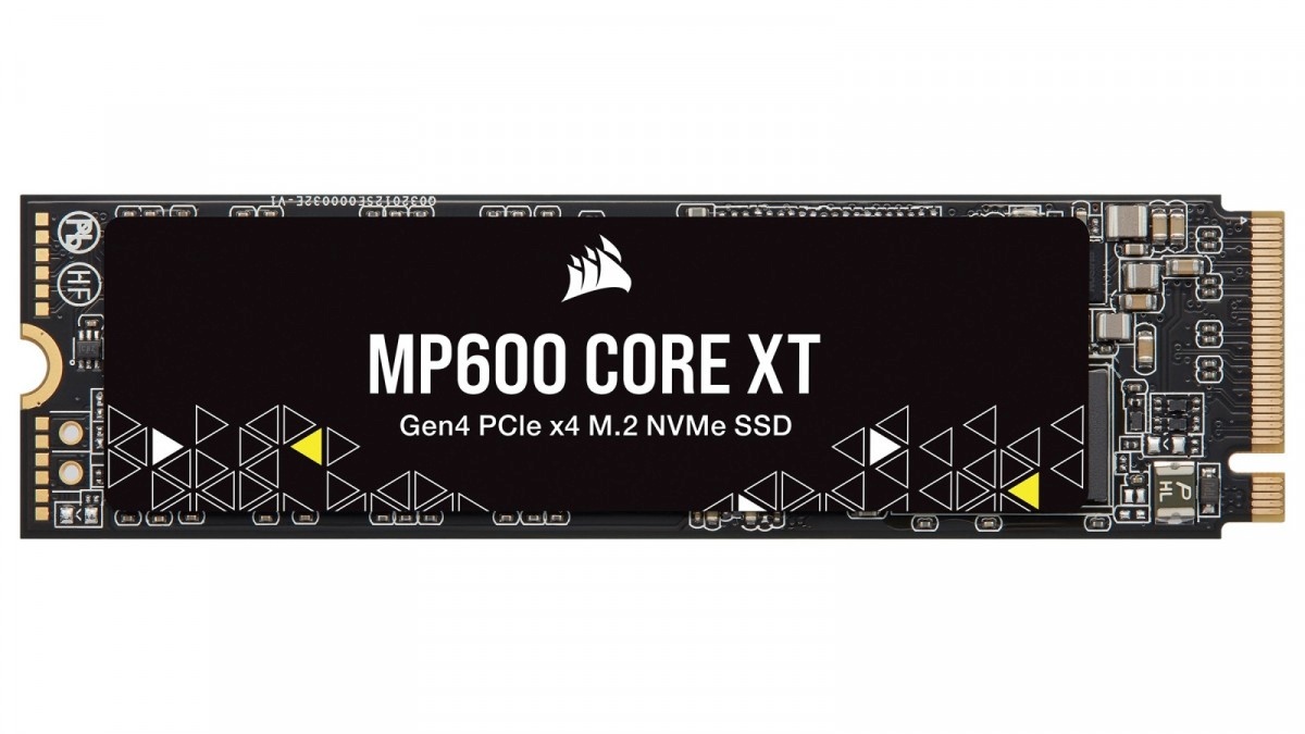 Corsair kõvaketas SSD drive MP600 CORE XT 4TB 5000/4400 MB/s M.2 PCIe Gen 4x4 NVMe 1.4