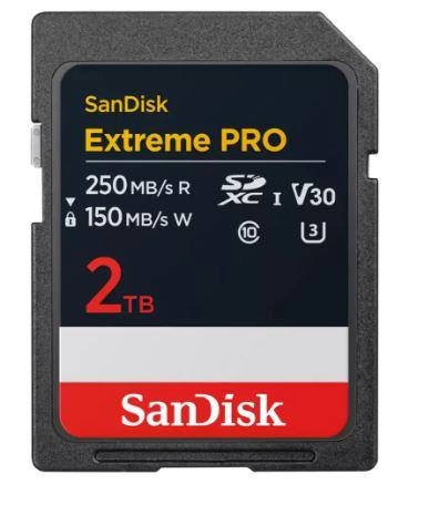 SanDisk mälukaart Extreme Pro SDXC 2TB UHS-I C10 U3 V30