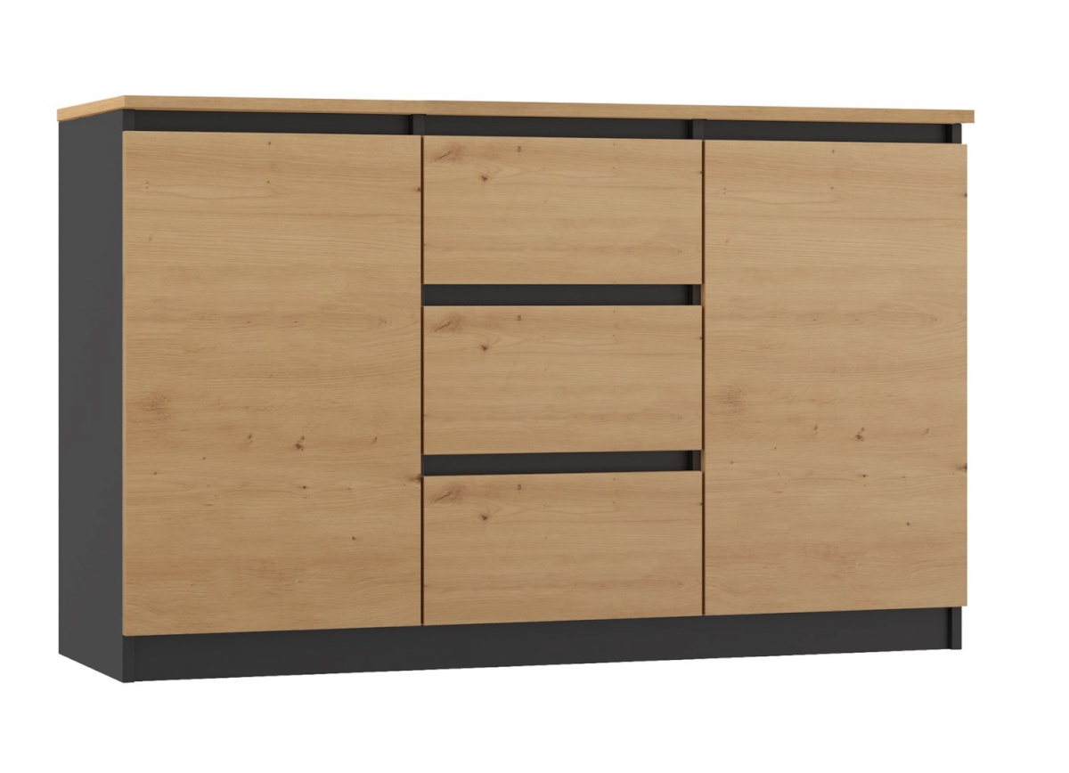 Top E Shop kummut 2D3S ANT/ART BA KPL chest of drawers