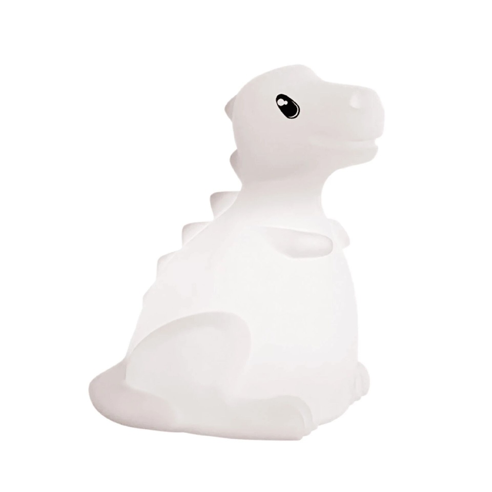 Kidywolf öölamp Dinosaur Night Light with Color Changing, 15cm, valge