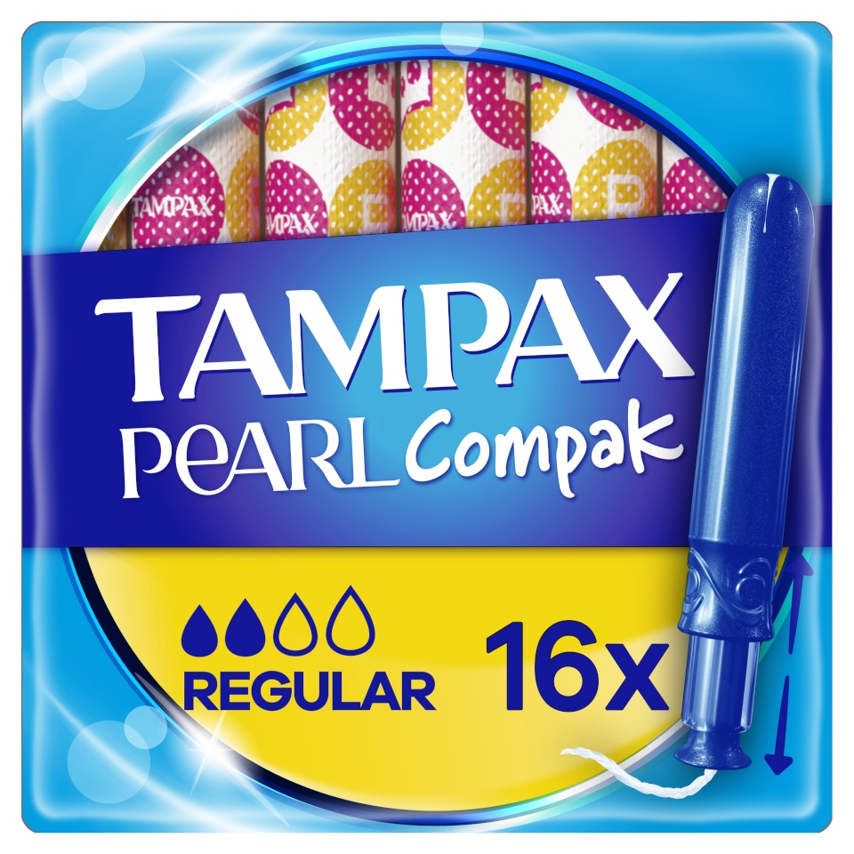 Tampax Compak Pearl Regular Tampoonid Aplikaatoriga, 16 tk