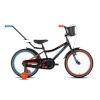 Tabou laste jalgratas Rocket CS ALU, 18" must-oranž