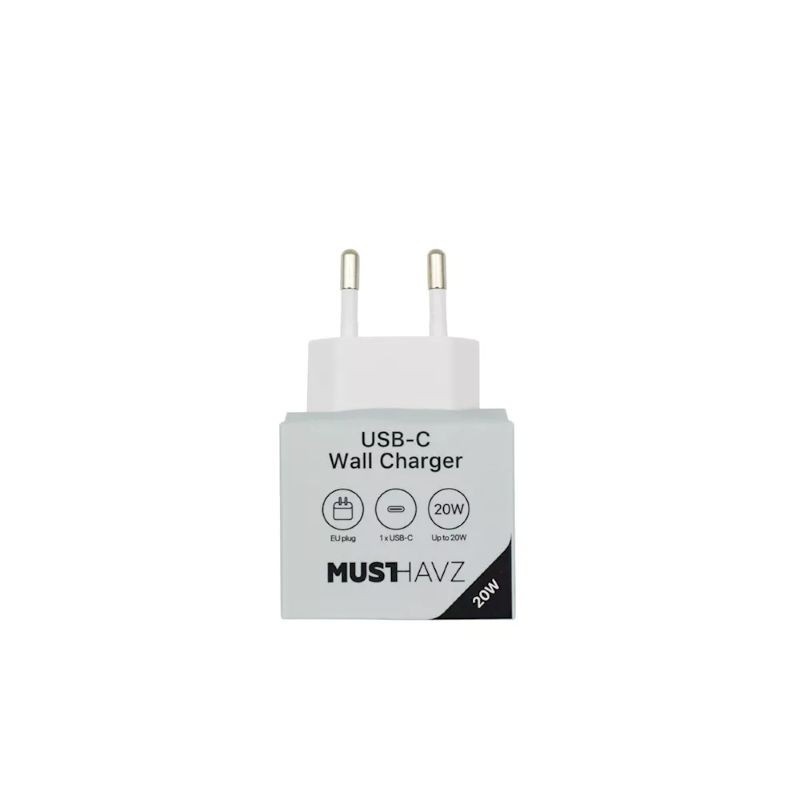 Musthavz Charger USB-C 20W to Go by valge