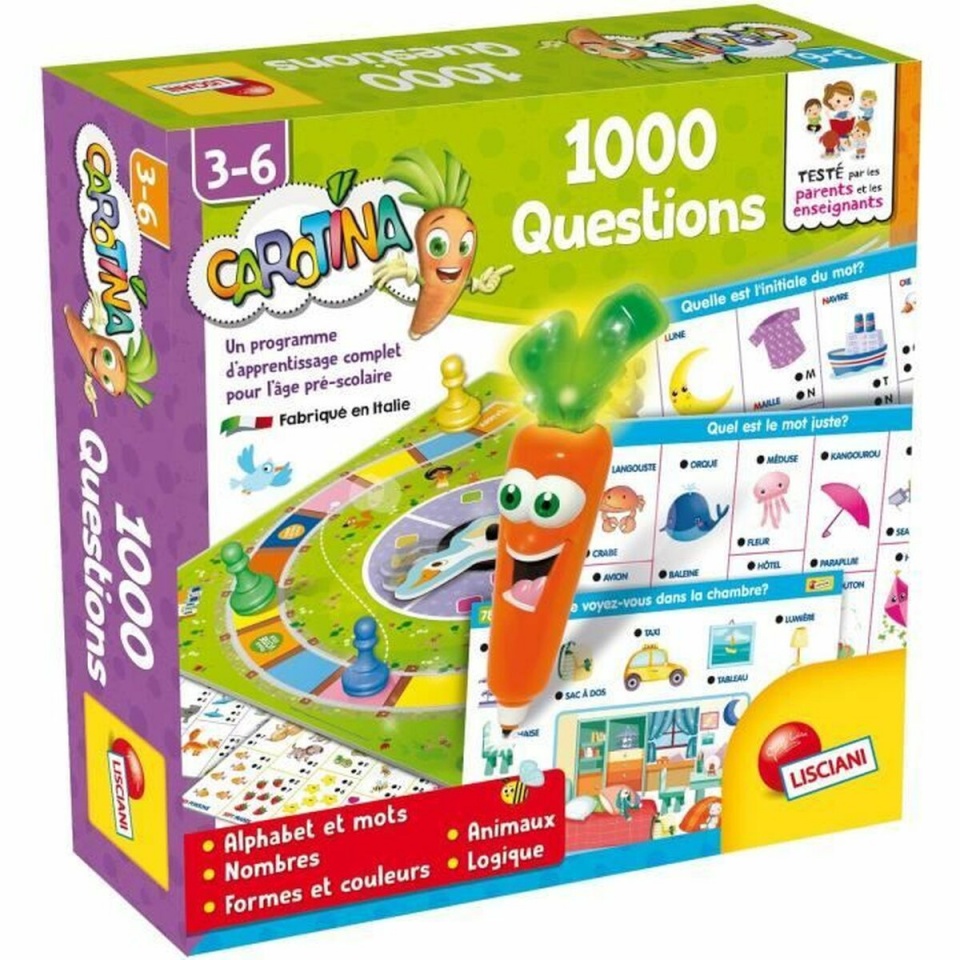 Lisciani Giochi arendav Beebimäng Carotina 1000 Questions