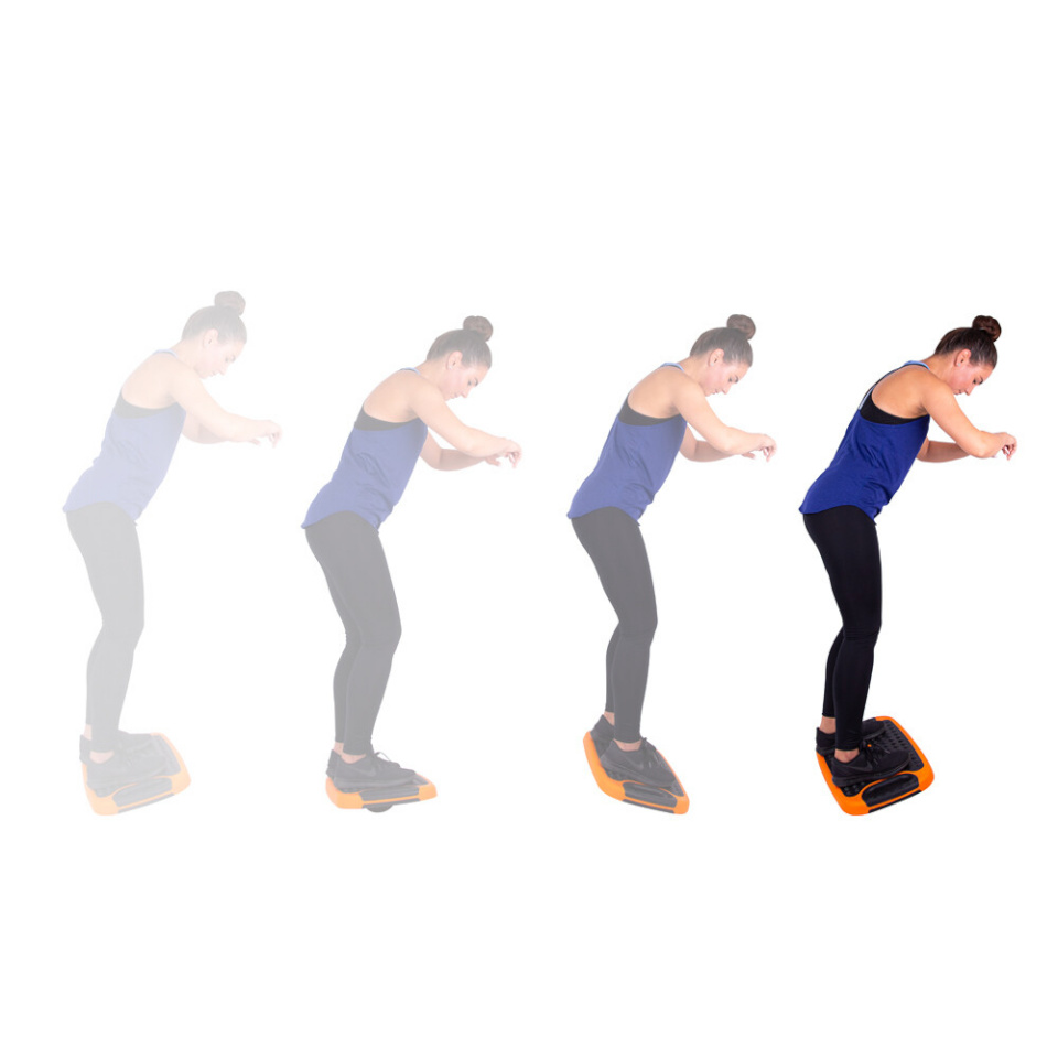 inSPORTline stepipink Multifunctional Aerobic Step Platform kollane/must