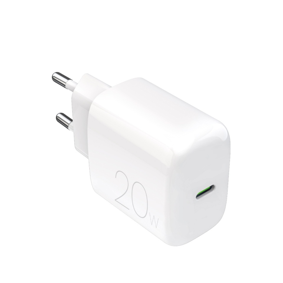 Puro Wall Charger 1xUSB-C, 20W, by valge
