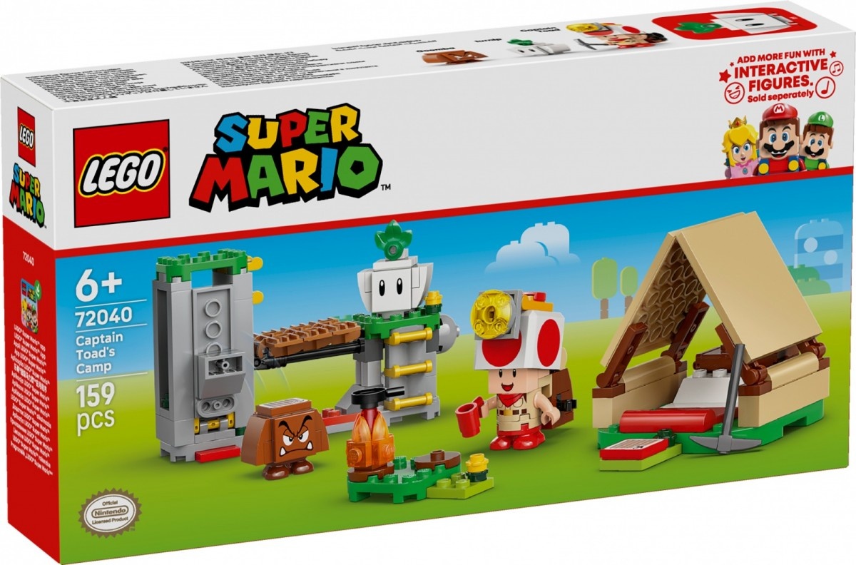 LEGO klotsid 72040 Super Mario Kapitän Toad-Camp