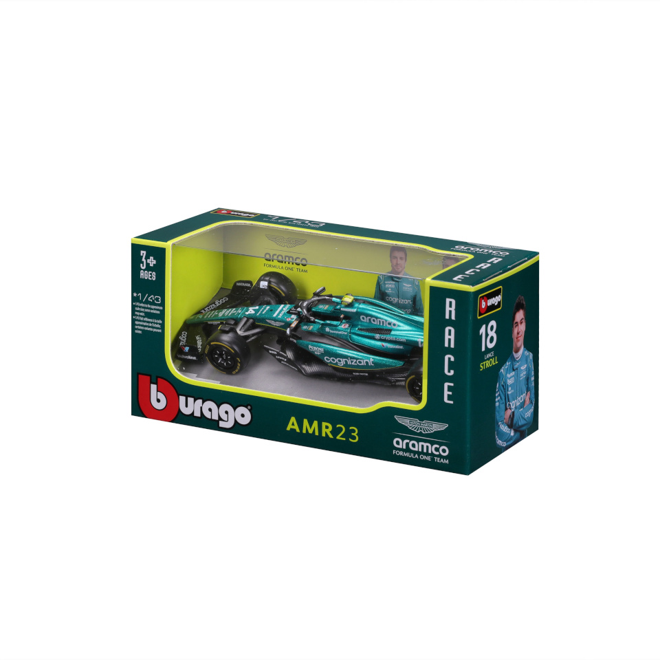 Bburago BBURAGO 1:43 auto F1 Aston Martin Aramco Cognizant Team AMR23, 18-38090