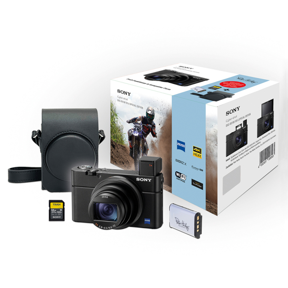 Sony DSC-RX100 VII A eriväljaanne kompaktkaamera/kott/64GB/aku