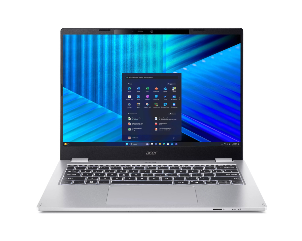 Acer sülearvuti TravelMate P4 14" U5-225U 16GB RAM, 512GB SSD, WUXGA , Win 11 Pro