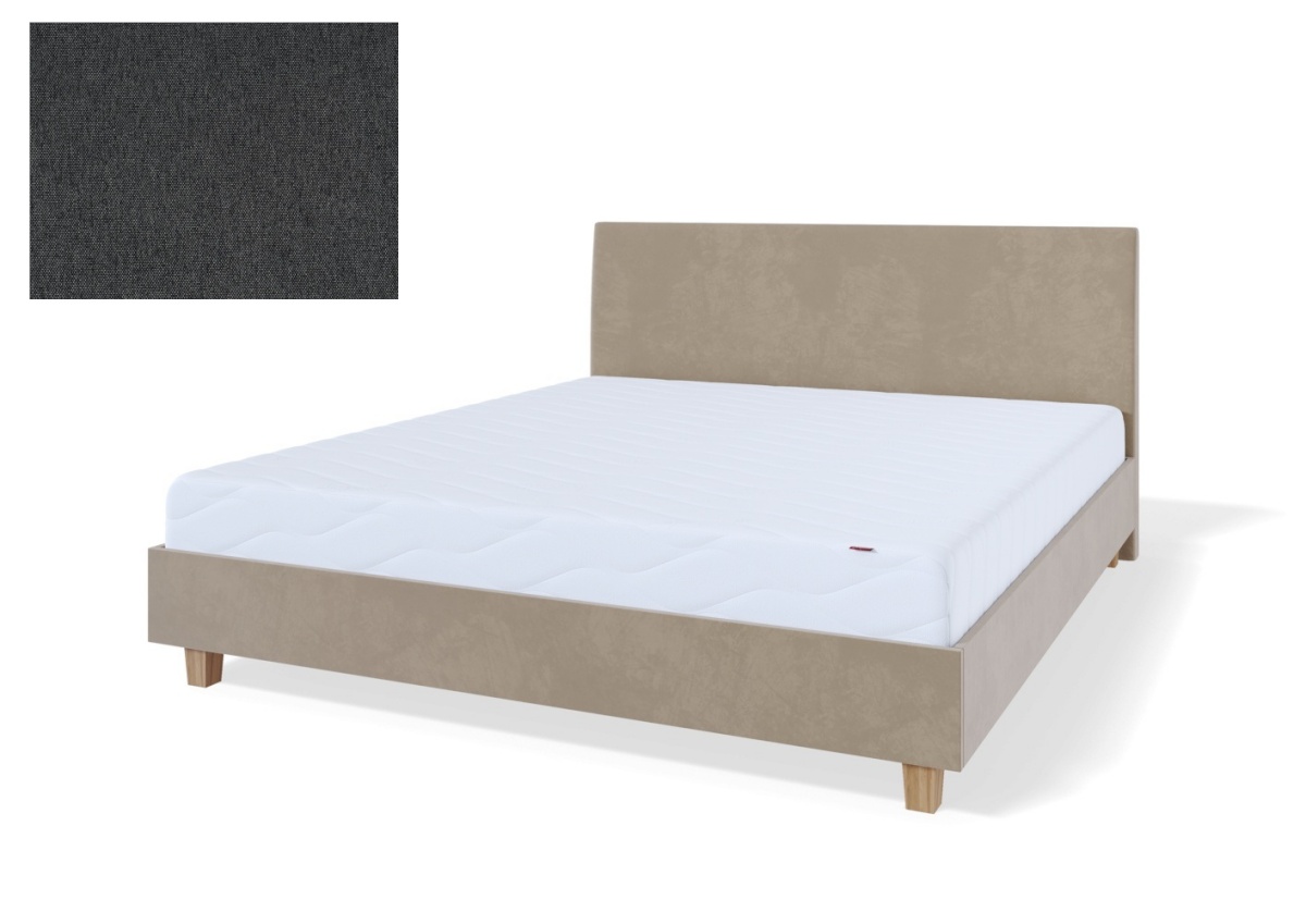 Sleepwell kontinentaalvoodi raam RED MODULAR, 160x200x20cm, FIESTA Antracit tumehall