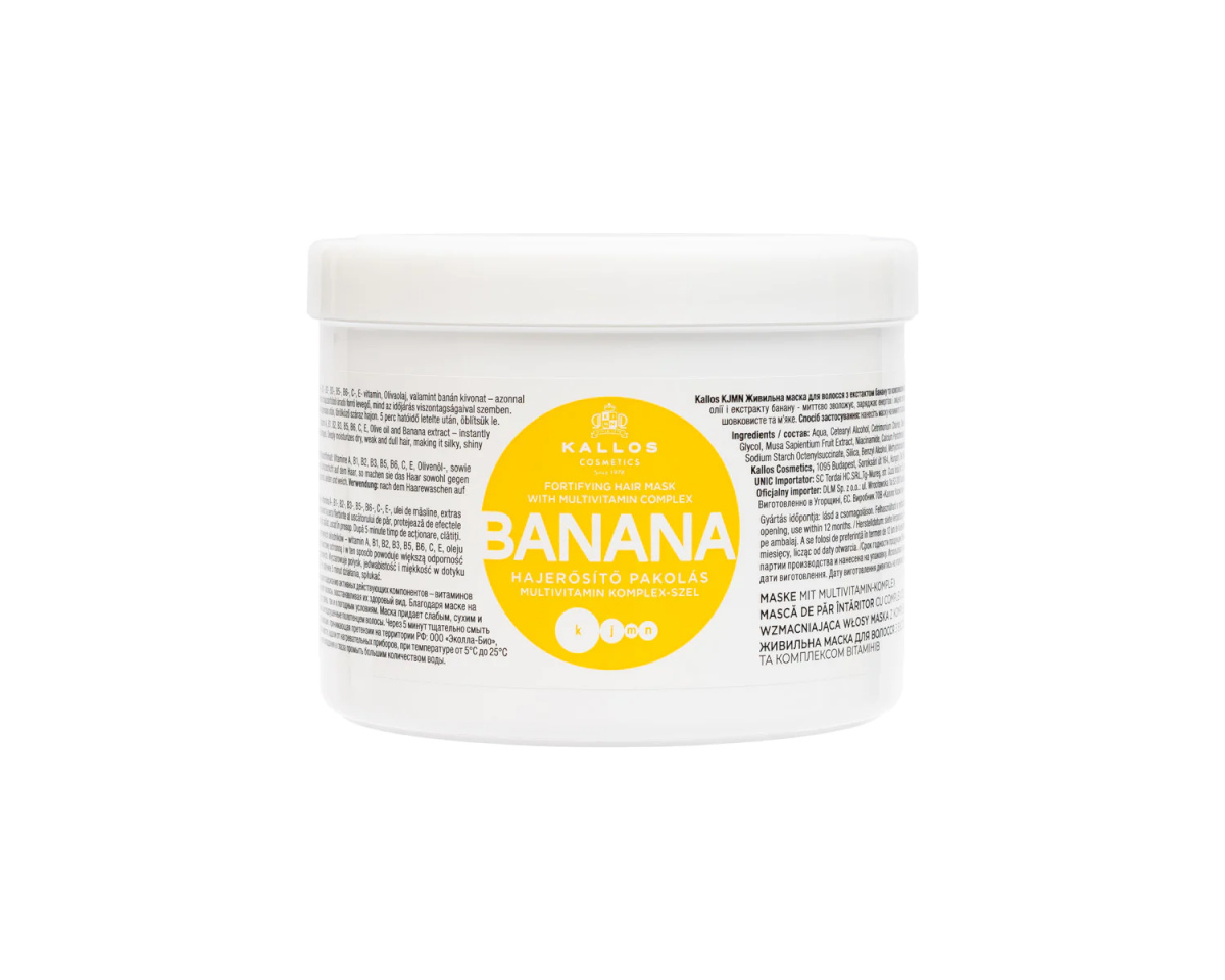 Kallos juuksemask Banana 500ml, naistele