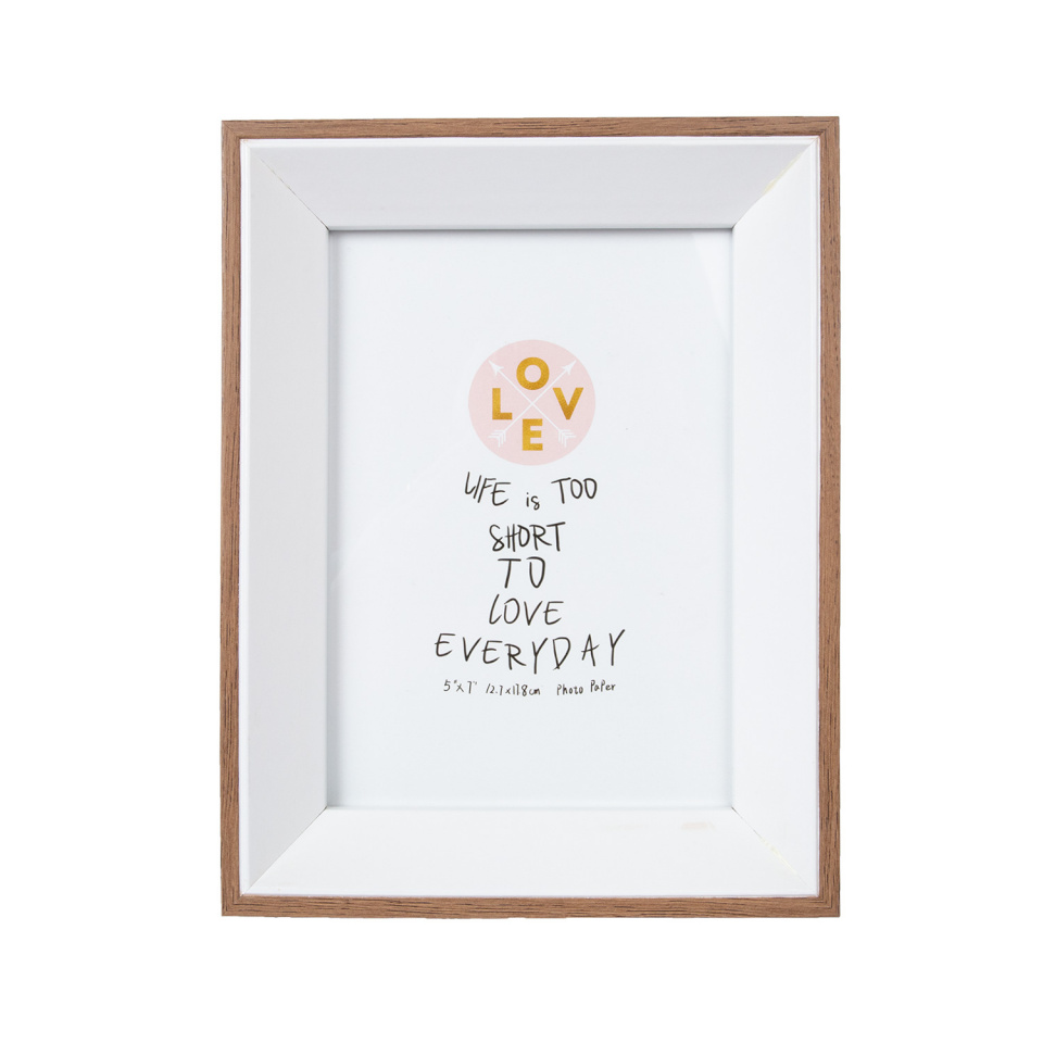 H4Y pildiraam Decor, 15x20cm, valge/puit