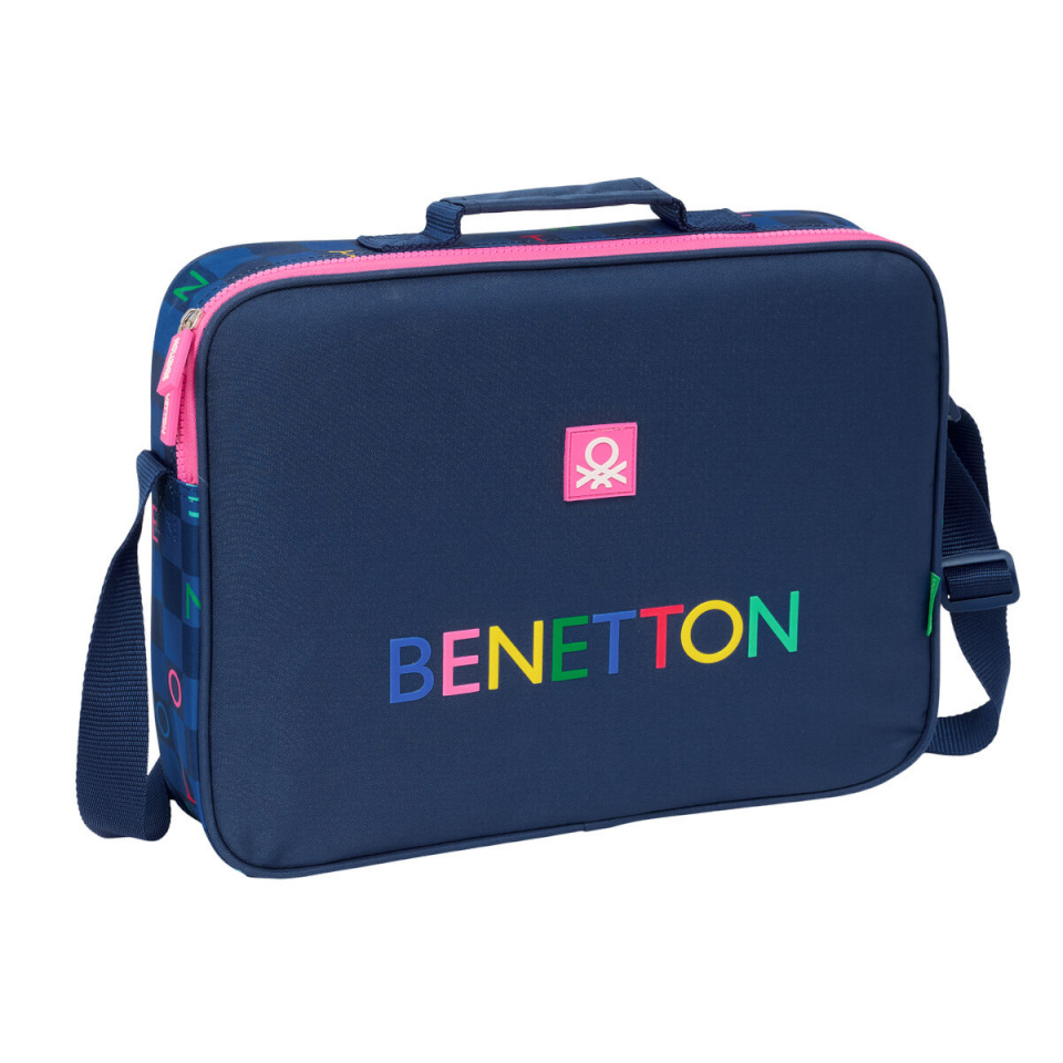 Benetton seljakott Damero meresinine 38x28x6cm