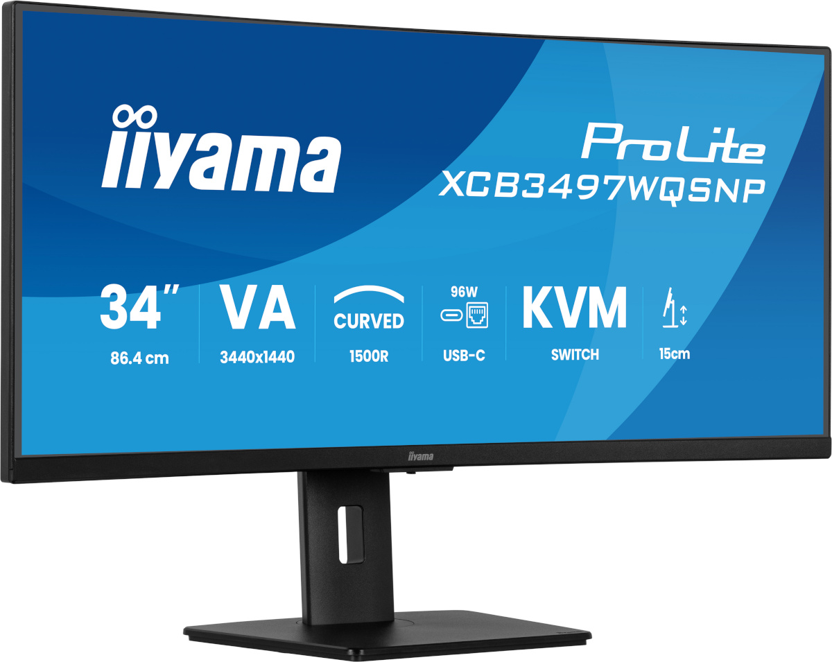 iiyama monitor 86,4cm (34") XCB3497WQSNP-B1 21:9 3xHDMI+DP+USB