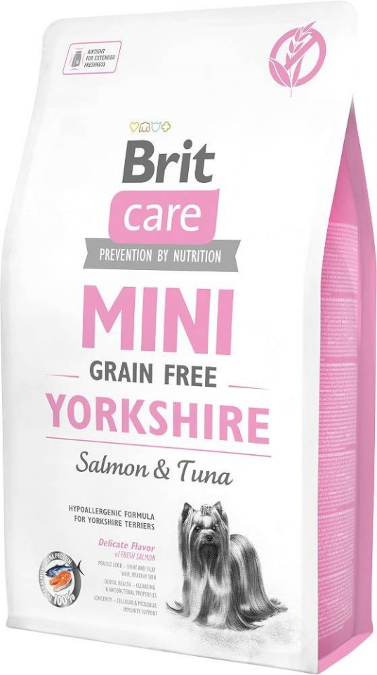Brit kuivtoit koerale Care Mini Yorkshire Grain Free Salmon with Tuna, 2kg