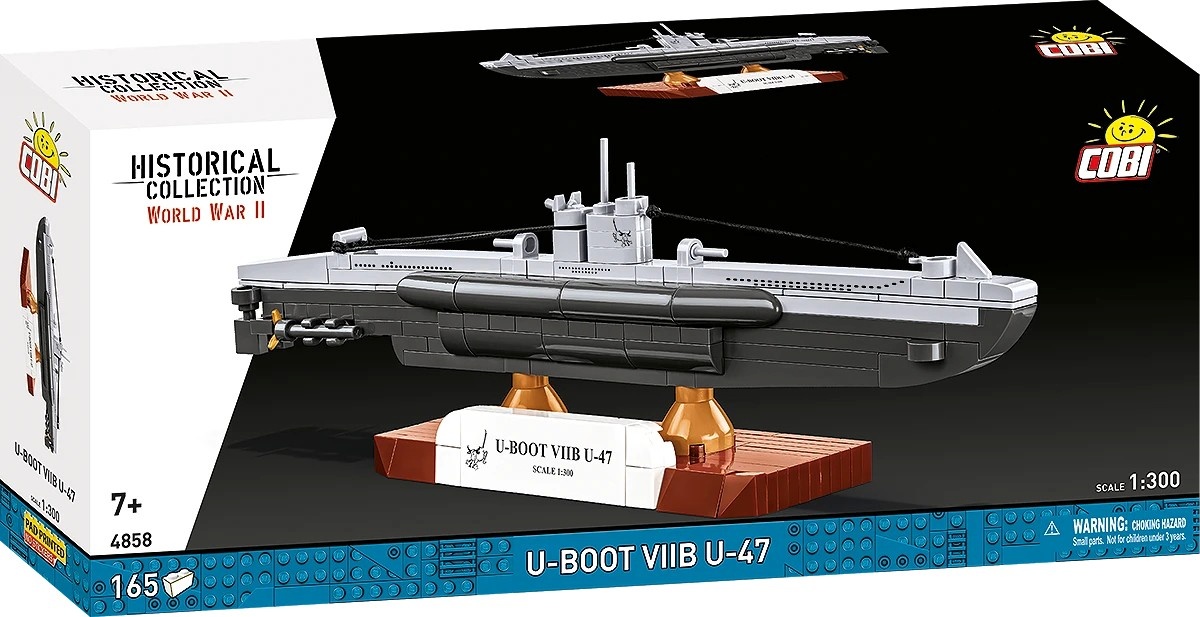 Cobi klotsid Blocks U-Boot VIIB U-47 165 pieces 1:300