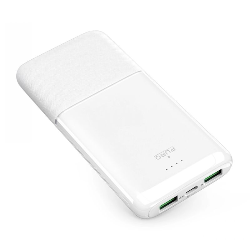 Puro Powerbank DAILY 10 PLUS 10000mAh 2x USBA/1x USB-C 22.5W - white 10000 mAh