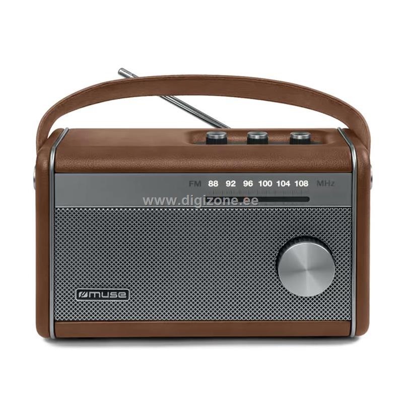 Muse kaasaskantav raadio M-098BR Portable Radio, Bluetooth, pruun