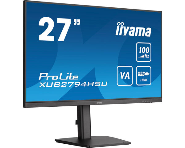 iiyama monitor 68.5cm (27") XUB2794HSU-B6 16:9 HDMI+DP+2xUSB VA b Retail