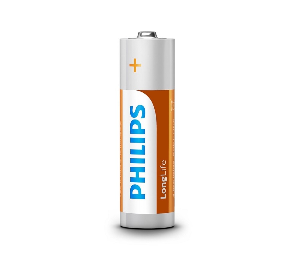 Philips patarei LongLife AA 4tk Blister