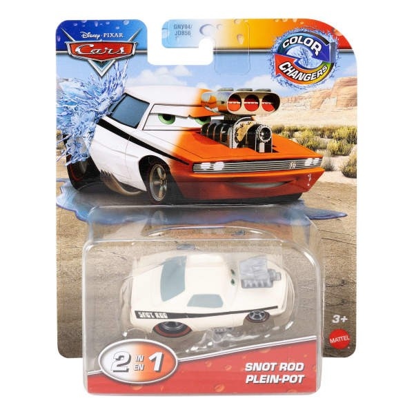 Mattel GNY94/JHG29 mänguauto color changing Cars Snot Rod