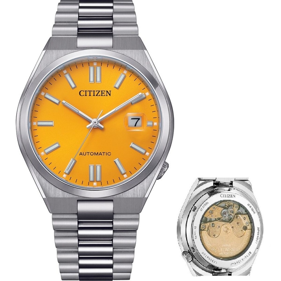 Citizen meeste kell NJ0150-81Z oranž Hõbedane (Ø 40 mm)