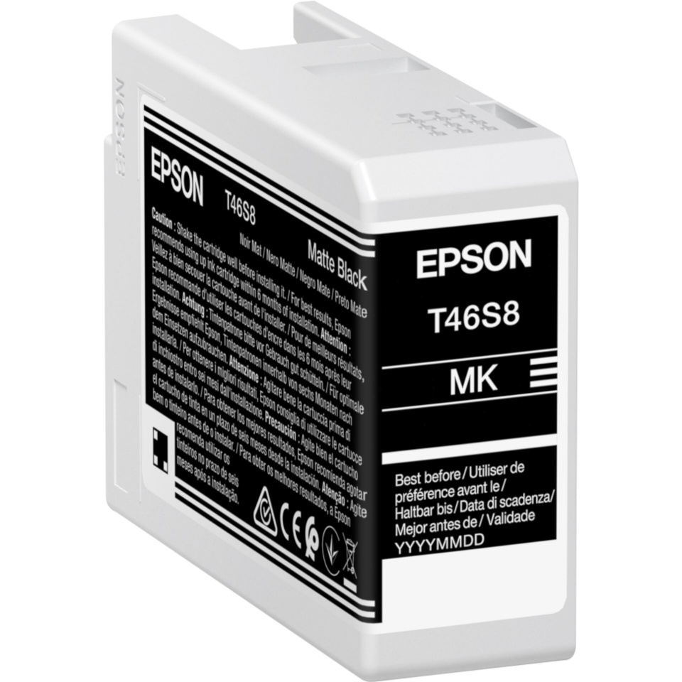 Epson tindikassett Epson mattmust T 46S80N 25ml Ultrachr. Pro 10