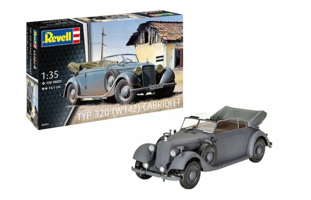 Revell Plastic model Vehicle Type 320 w142 Cabriolet 1/35